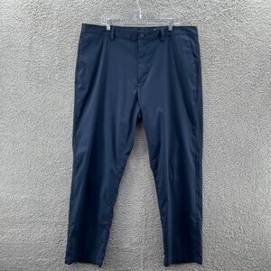Tommy Bahama Pants Mens 40 X 32 Blue Stretch Flat Front Chino *